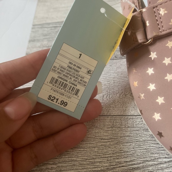 NWT Cat & jack girls slip ons size 1 - Picture 6 of 6